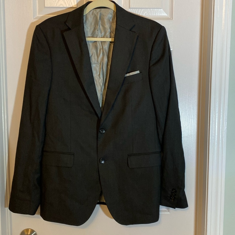 Zara men’s suit jacket charcoal size us 38